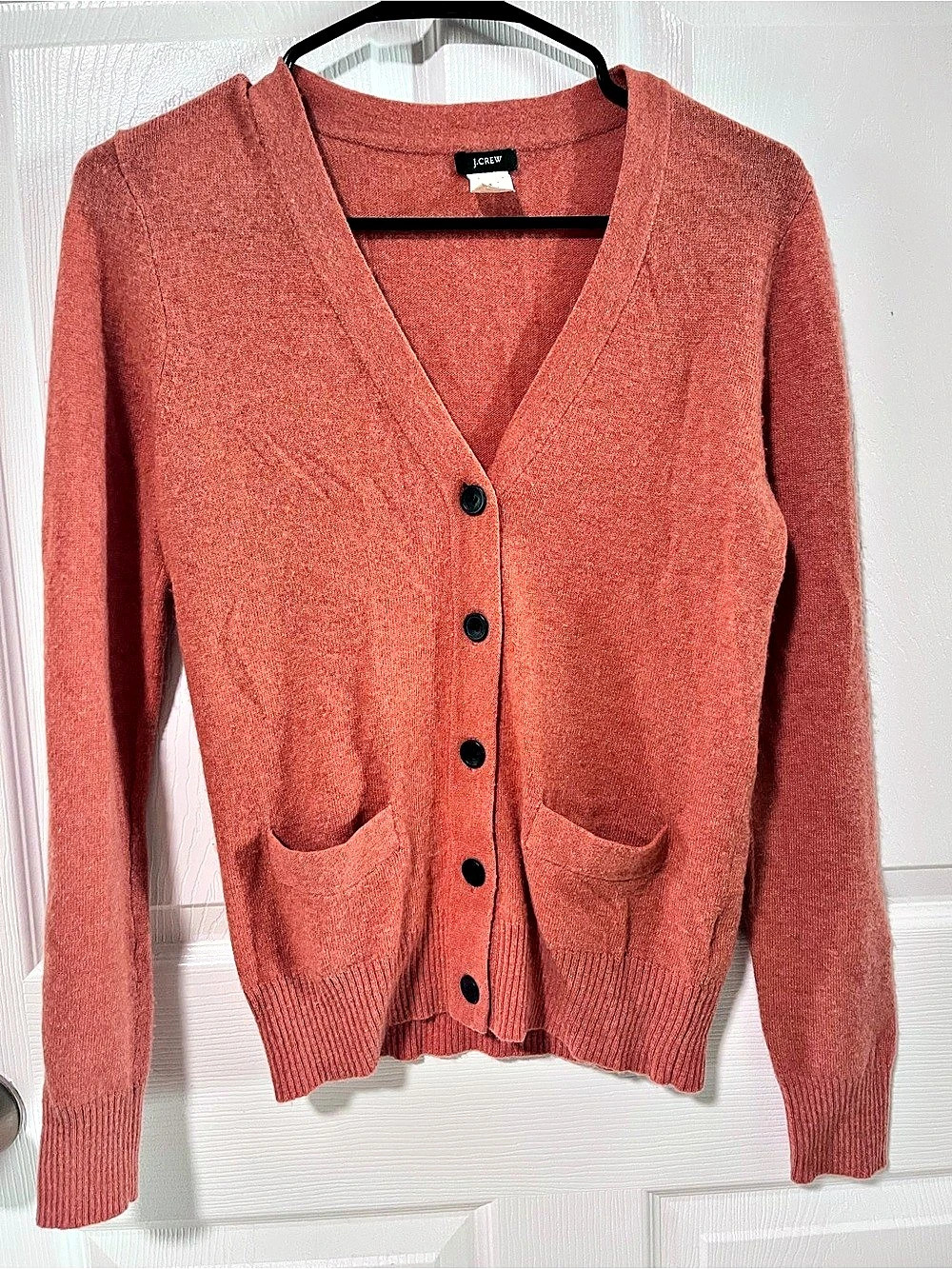 J.Crew Wool Cardigan Orange Size Small